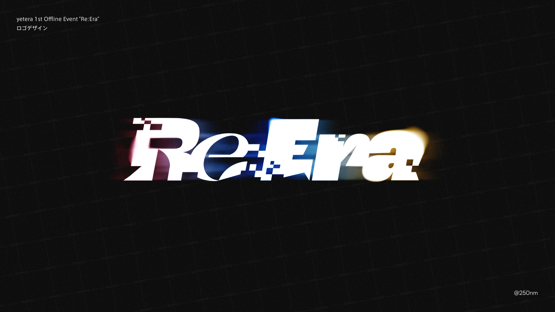 yetera 1st Offline Event "Re:Era" - ロゴ/特設サイト