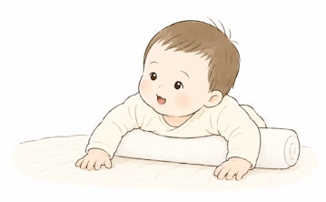 タミータイム中の赤ちゃん