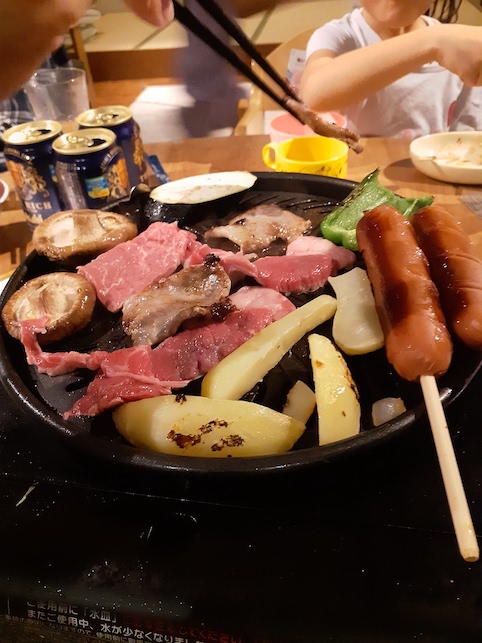 敬老の日の焼き肉