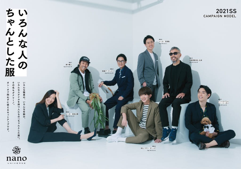 ナノ・ユニバース｜「ダメリーノ」モデル公募型プロモーション | NEW