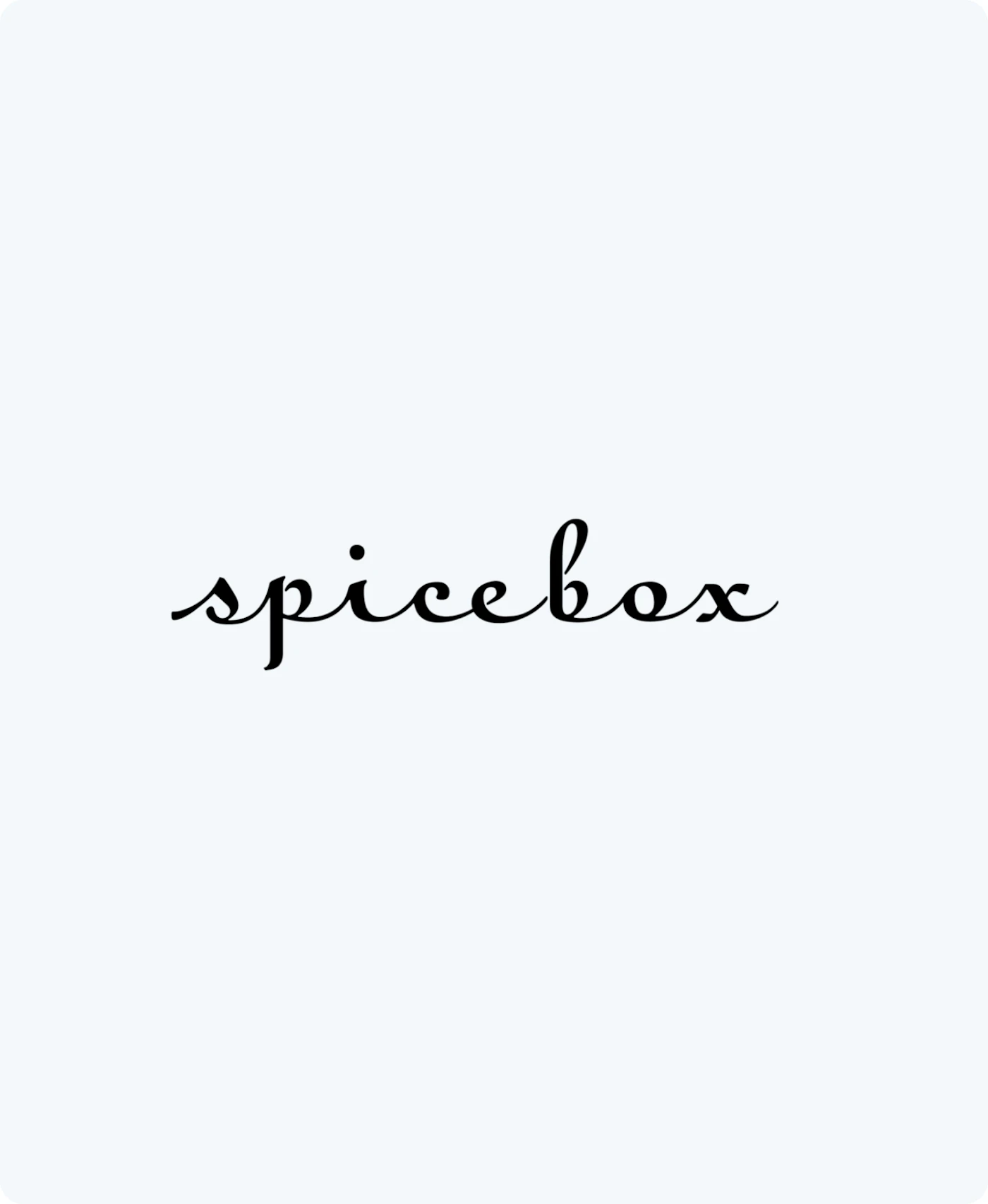 スパイスボックスのロゴ