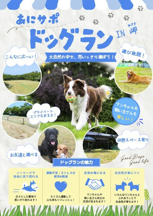 あにさぽドッグラン in 岬