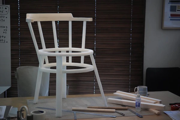 ▲ 「OFFSET」原寸模型(発砲ウレタンフォーム製)