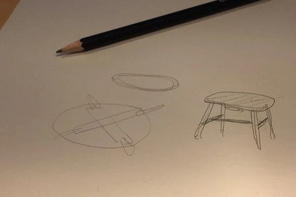 ▲ 貫の構造のスケッチ