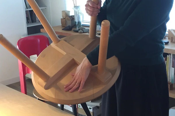 ▲ 座面裏の構造