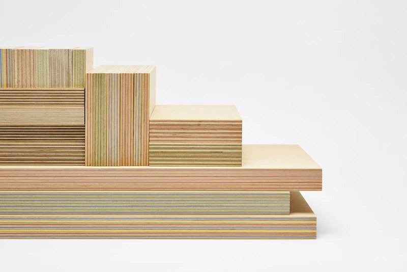 ▲DRILL DESIGNが手がけた合板 Paper-Wood /Photo:Ryokan Abe