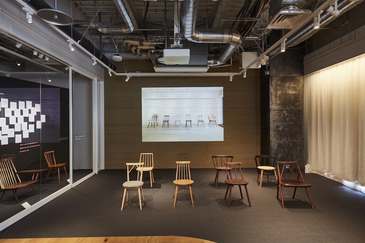 ▲ATELIER MUJI GINZA 展覧会の会場 ／ Gallery1 空間構成：ドリルデザイン