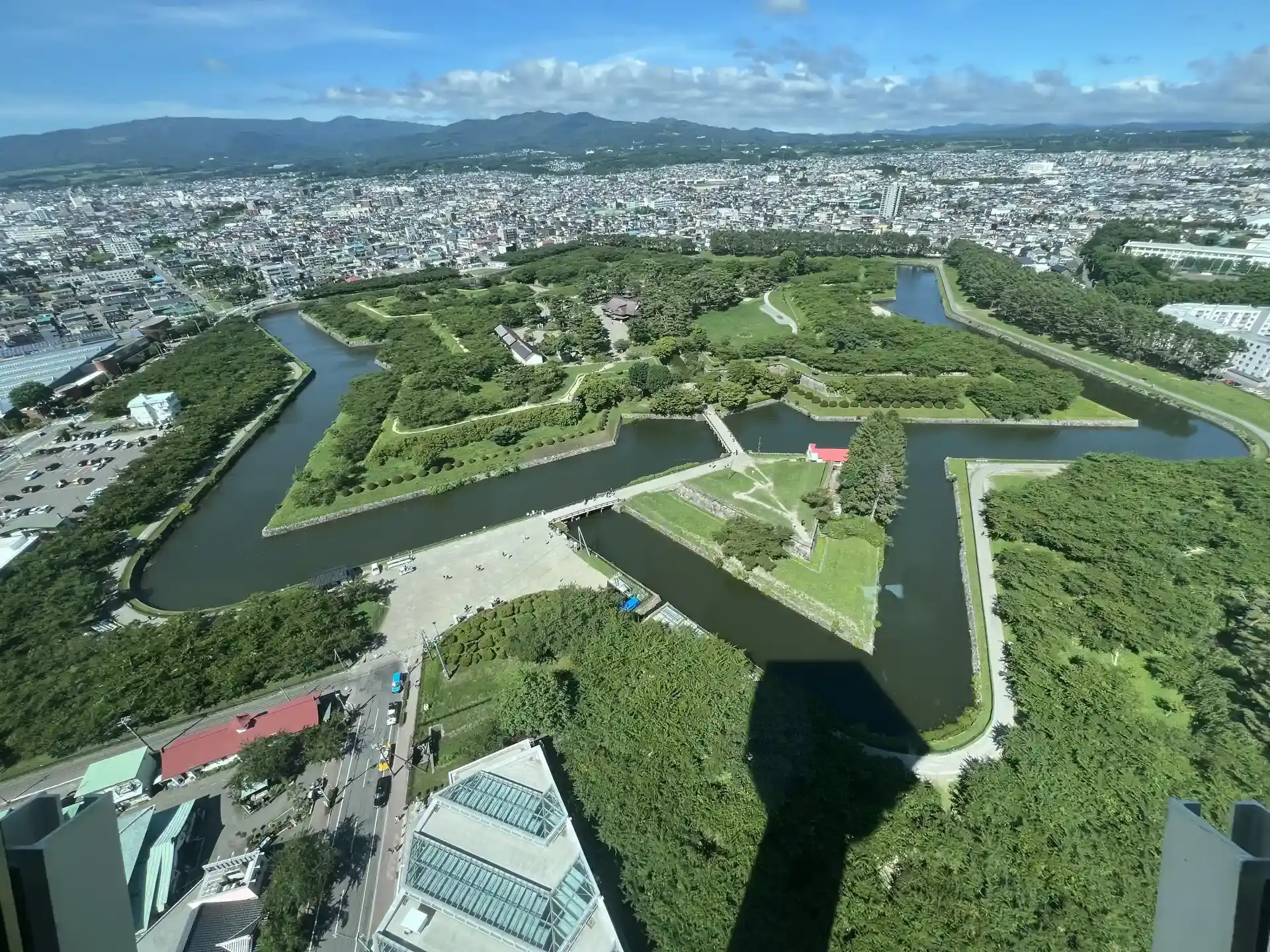 Star-shaped Goryokaku Fort in Hakodate, showing a popular sightseeing stop for travelers visiting southern Hokkaido