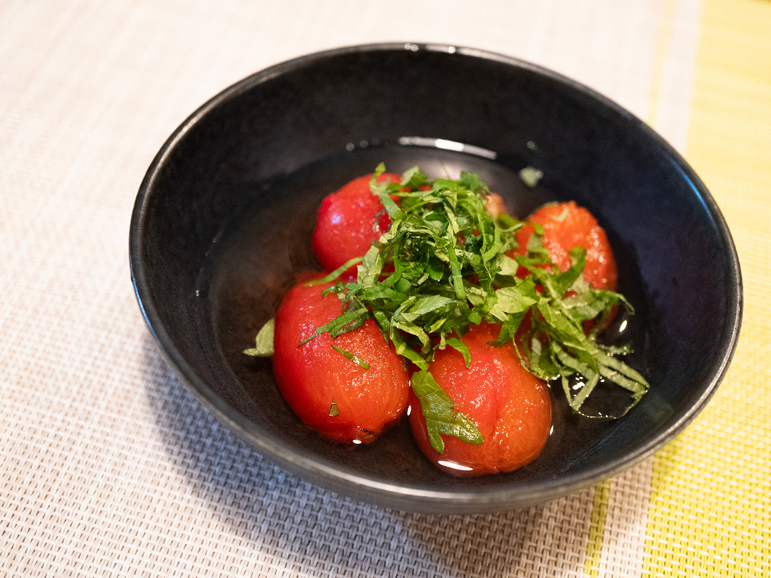 夏バテ知らず!白だしで「冷やしハイギャバ®バトマト」/レシピ_作り方