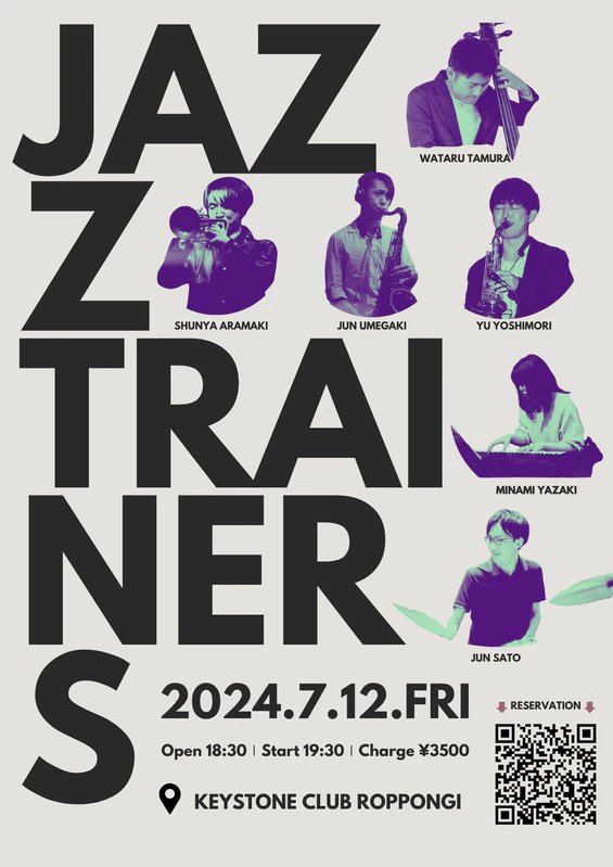 KEYSTONE CLUB ROPPONGIでの The Uncalled Capital ライブ告知フライヤー