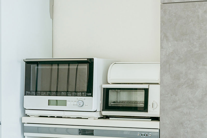 電子レンジとトースター