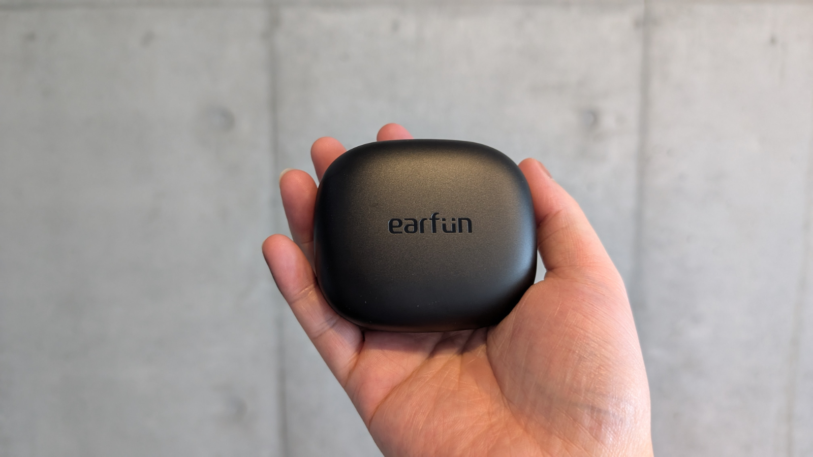 ケース本体を持ってみた（結構大きい）