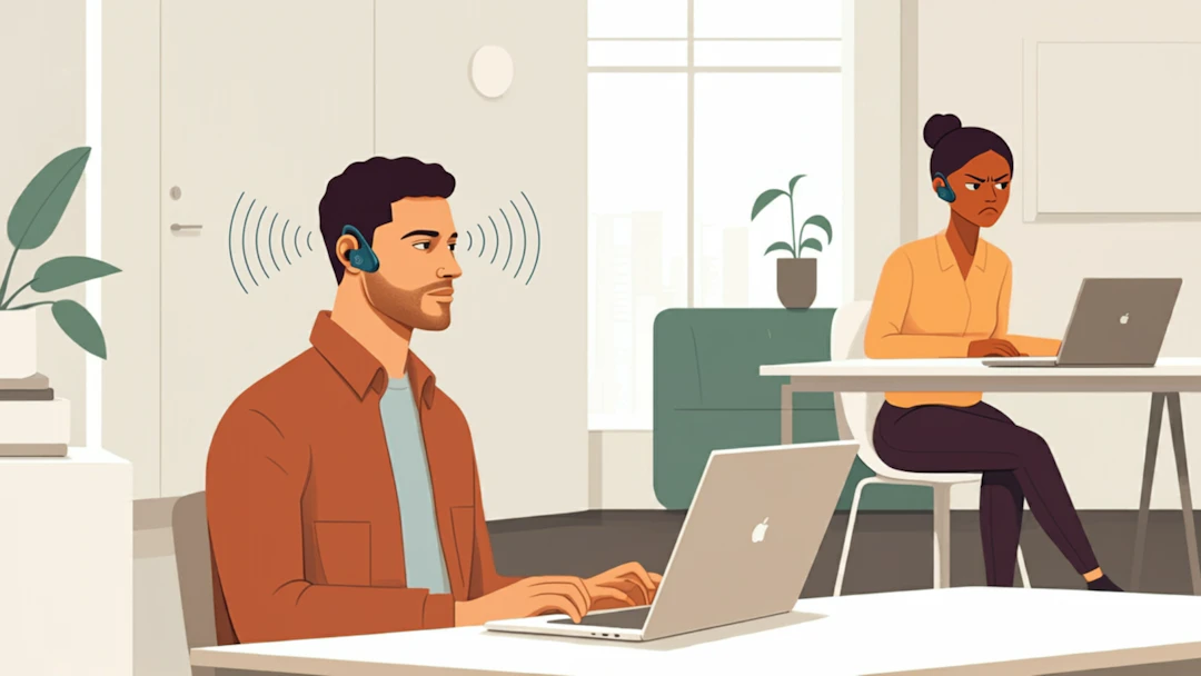 骨伝導イヤホンの音漏れを実測比較!結果はほぼ誤差だった