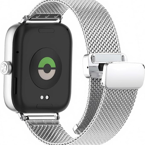 [Roypad] コンパチブル シャオミ Smart Band 8 Pro Redmi Watch 4 交換バンド マグネット ステンレス ビジネス バンド 男女兼用 防汗 蒸れない サイズ調節可能 ベルト