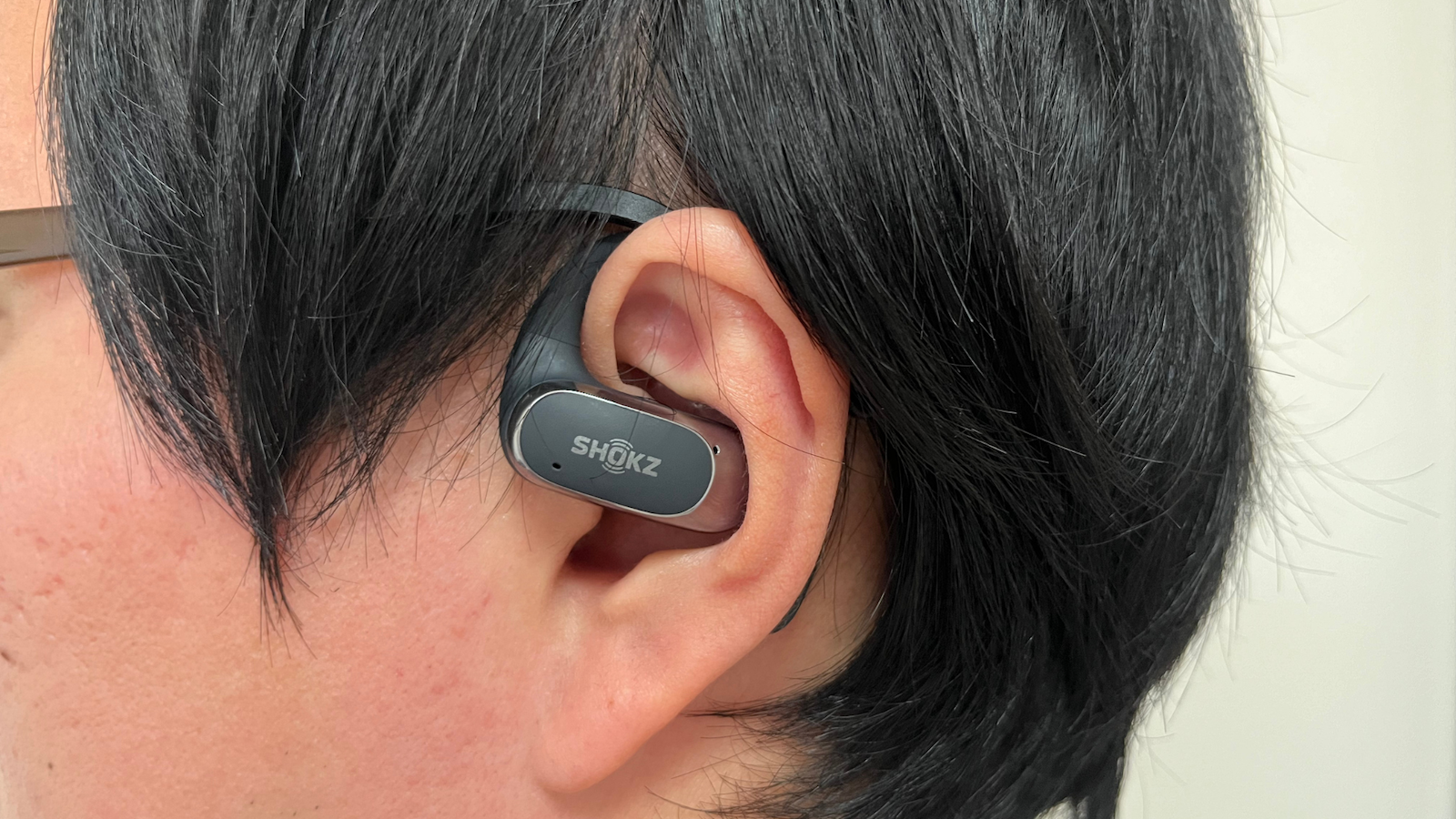 Shokz OpenFit Airとメガネ同時装着