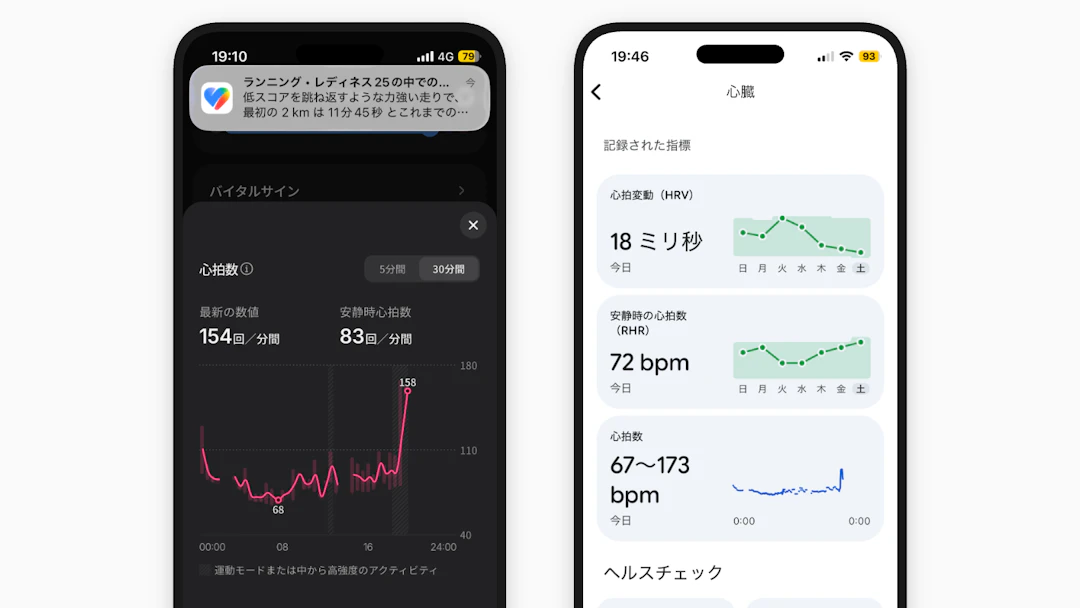 心拍精度比較