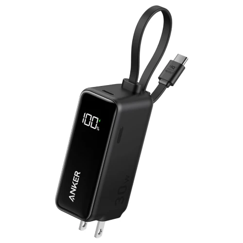 Anker Power Bank (30W, Fusion, Built-In USB-C ケーブル)の商品画像