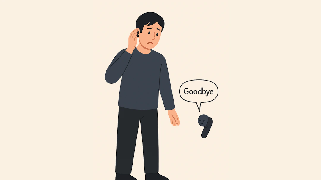 イヤホンが耳から落ちる!ズレ・脱落を防ぐ3つの対策とおすすめ製品紹介