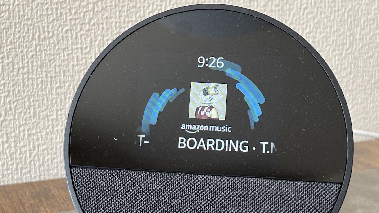 Echo Spot画面ヒィうじ