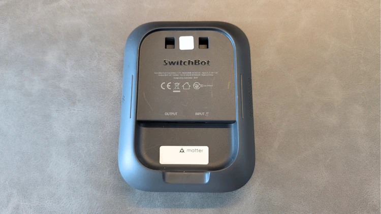 裏面(製品情報は白くマスキングしています)