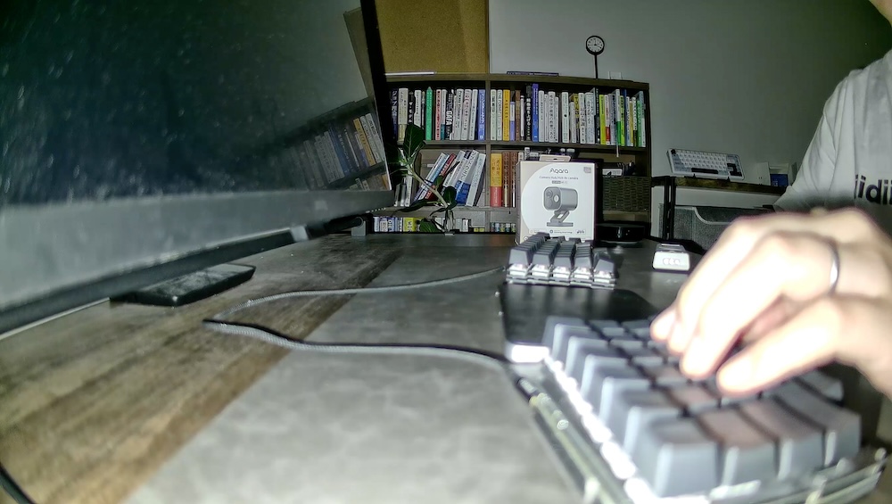 スポットライトを使った時の映像