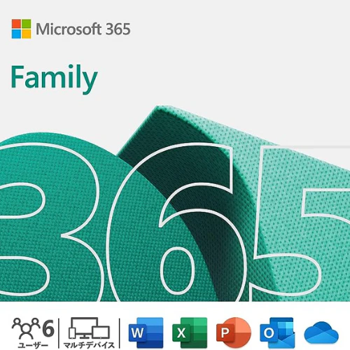 Microsoft 365 Familyの商品画像