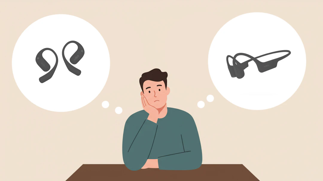 オープンイヤー型と骨伝導イヤホンの違いを比較してみた