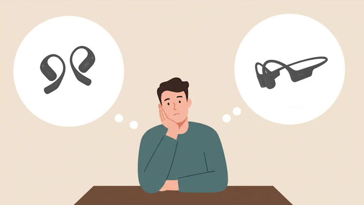 オープンイヤー型イヤホンと骨伝導イヤホンの違いは?音漏れや快適さを調べてみた のサムネイル