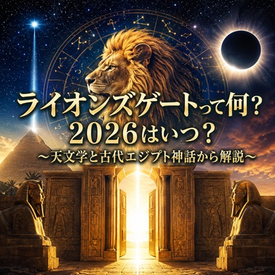 ライオンズゲートって何？2026はいつ？～天文学と古代エジプト神話から