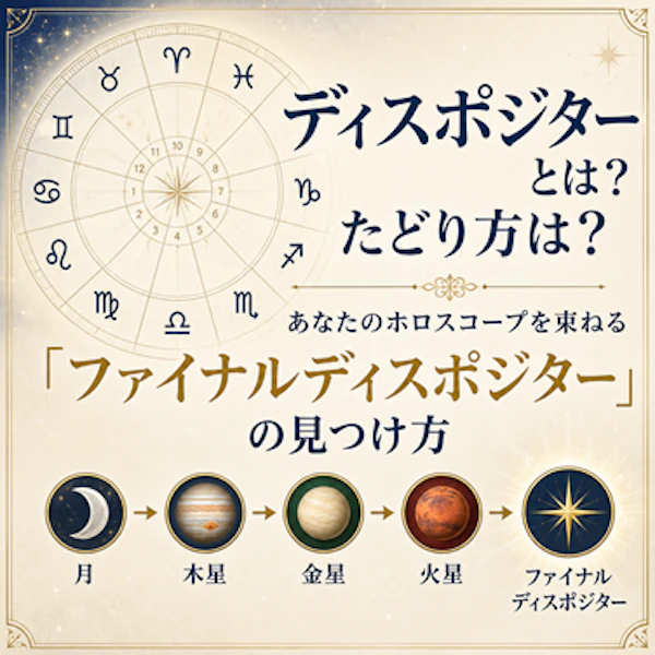 ディスポジターとは?たどり方は?——あなたのホロスコープを束ねる「ファイナルディスポジター」の見つけ方