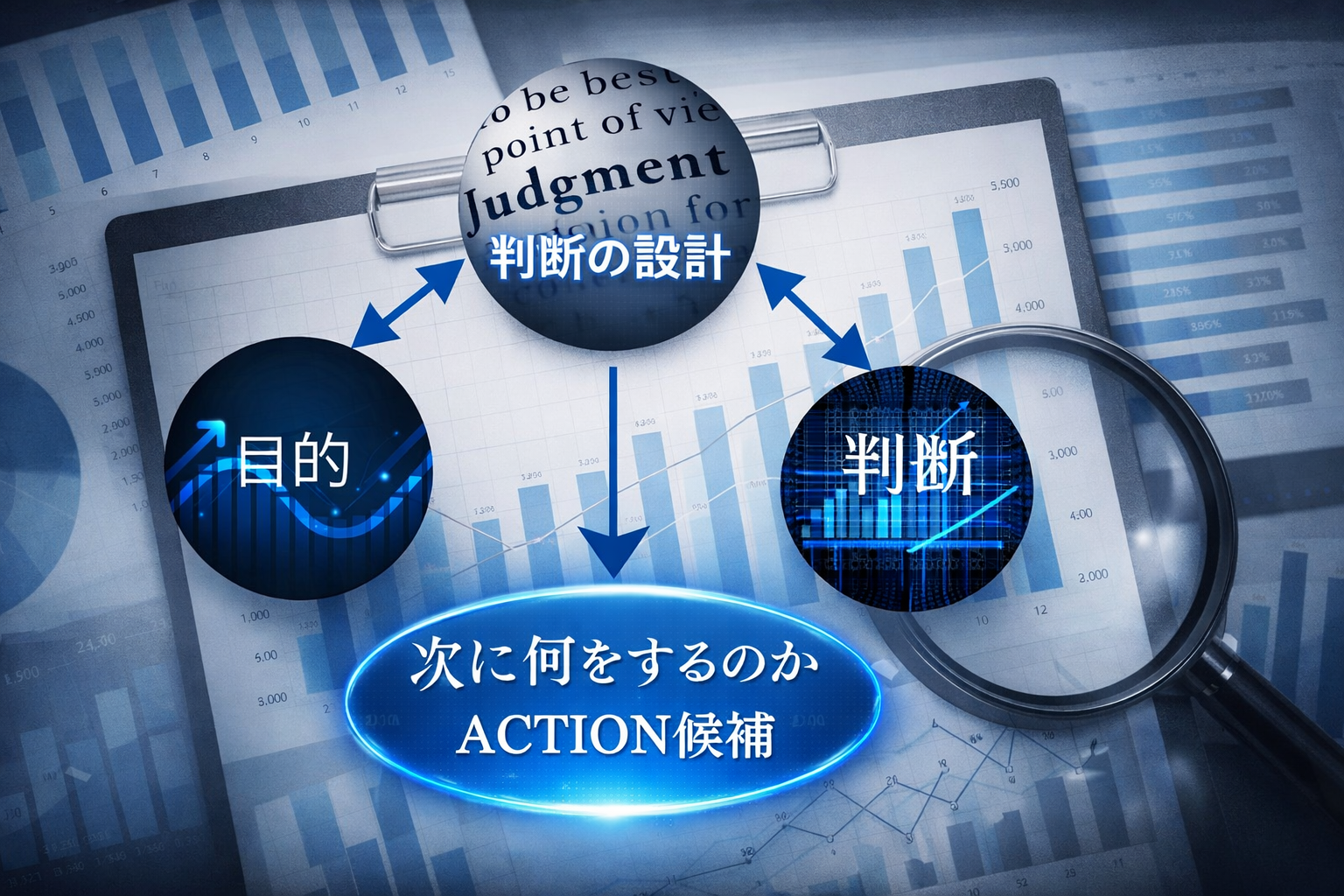 データを見て判断していく設計図