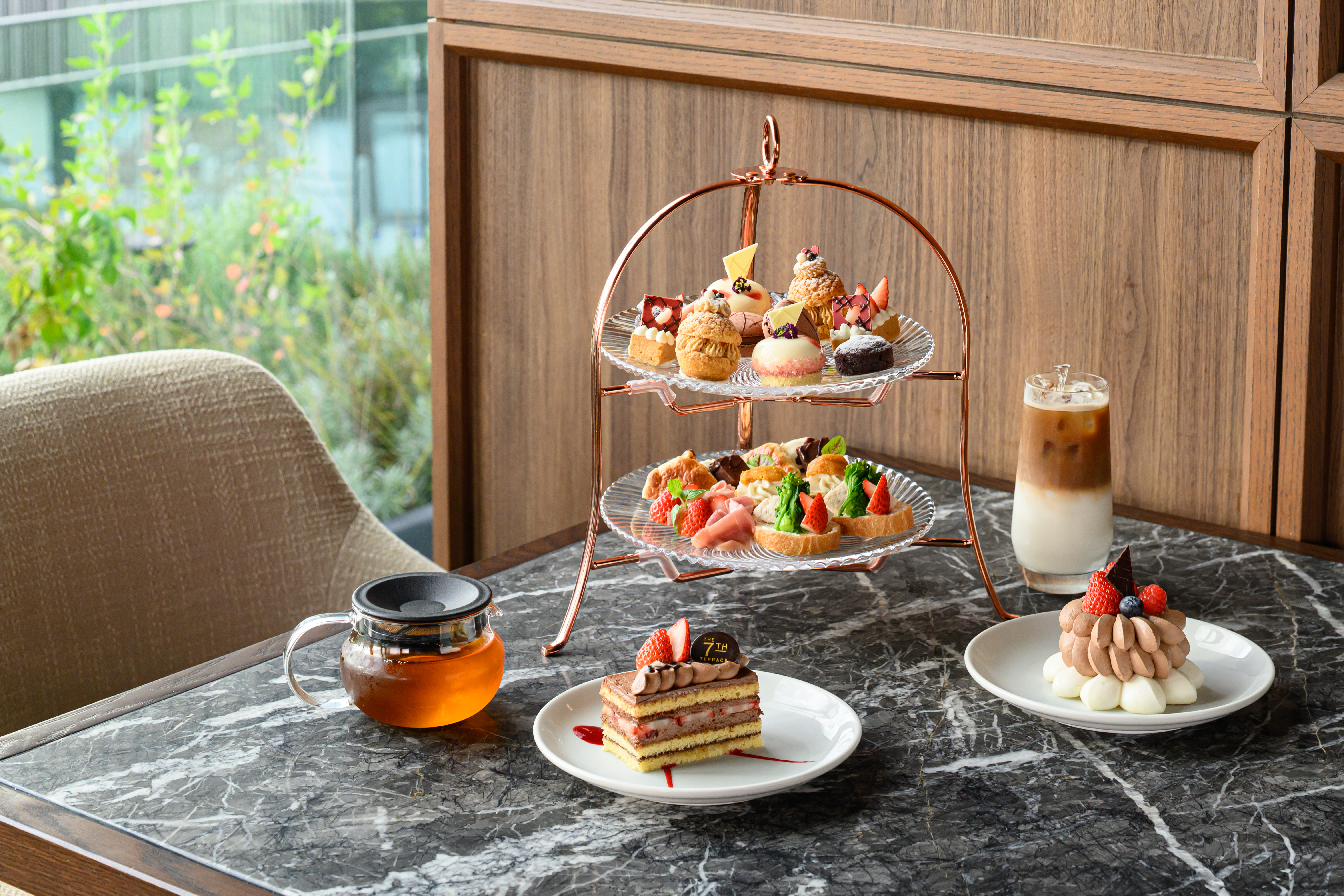 人気デザートが選べる「THE 7th アフタヌーンティー」 -【公式】ザ