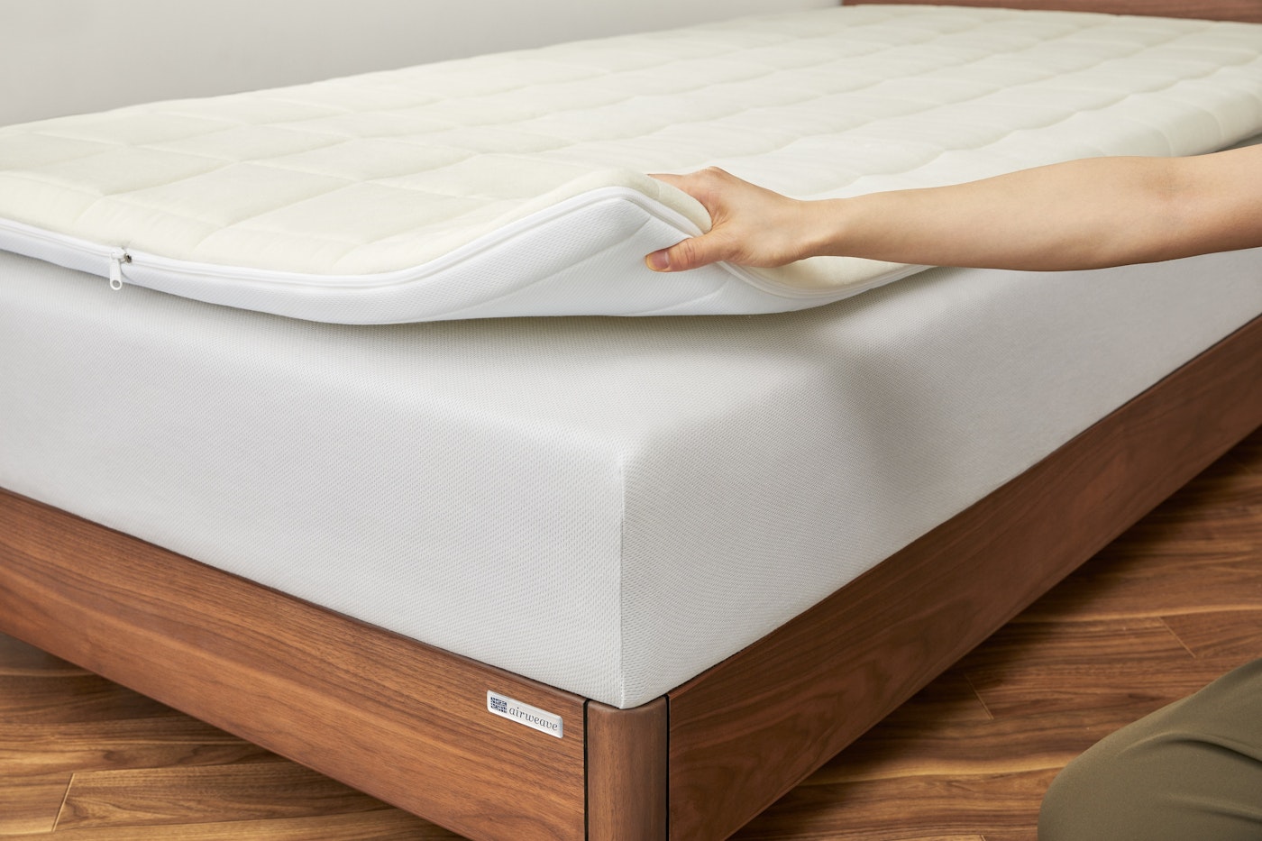 Simply place it on your bed mattress to experience support and breathability.