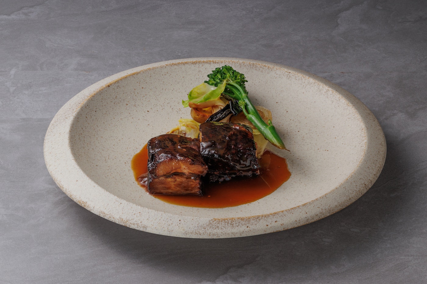 (Main dish) Kyoto Hiyoshi pork stewed in red wine