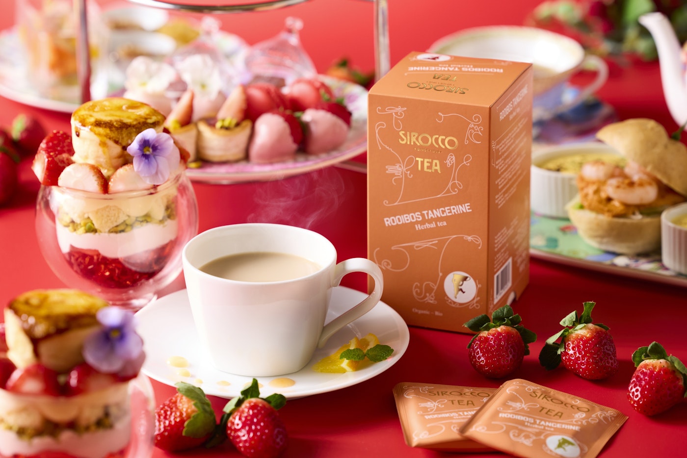 平日限定ウエルカムティー 「ハニーミルク・オランジェ」