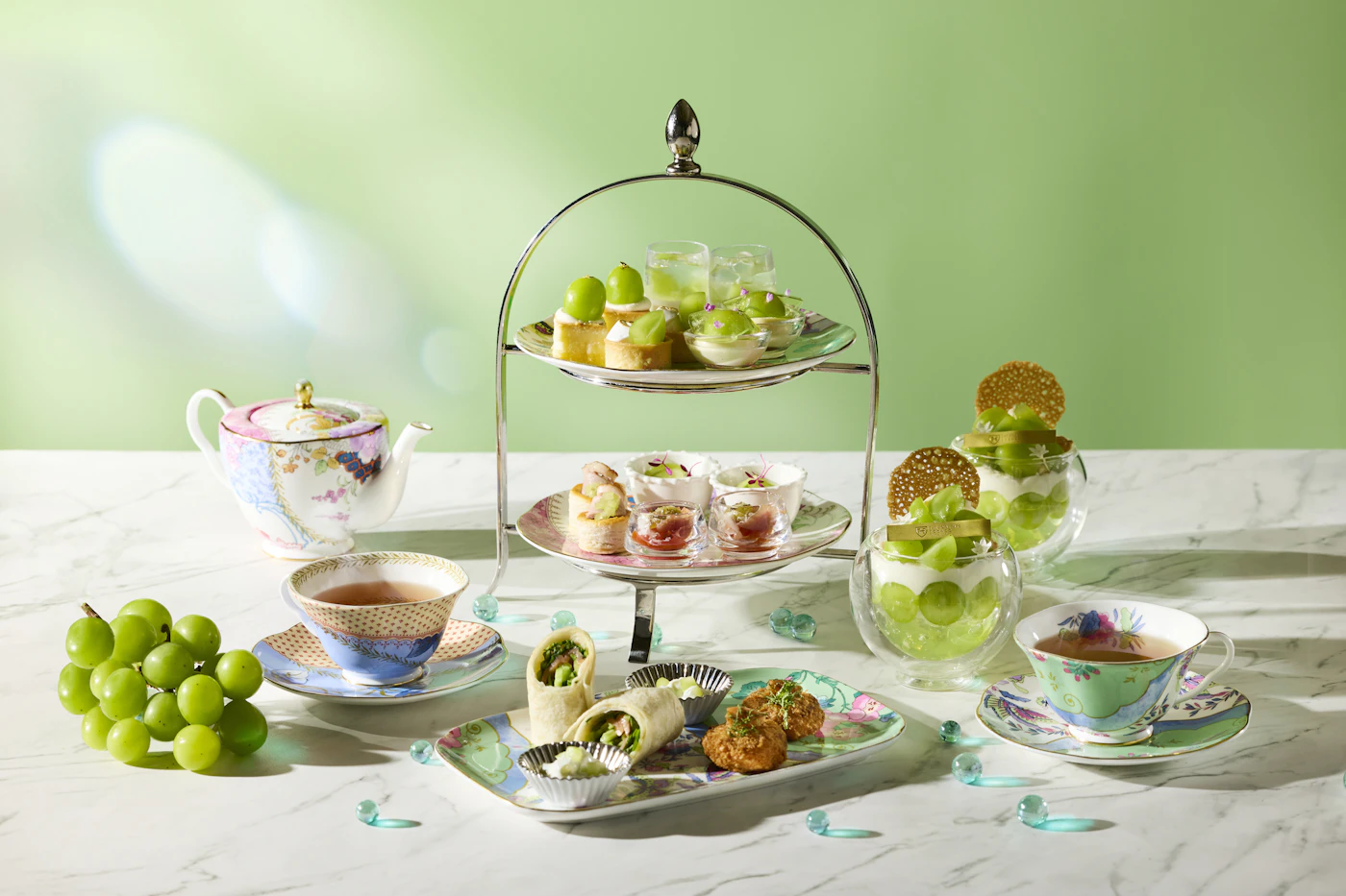 AFTERNOON TEA with SIROCCO シャインマスカットの提供イメージ