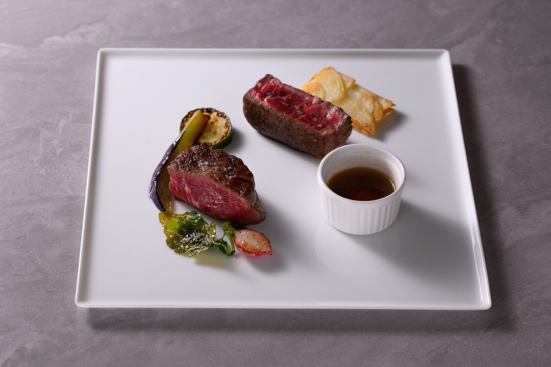 黒毛和牛ヒレ肉のポワレ 醤油バターソース