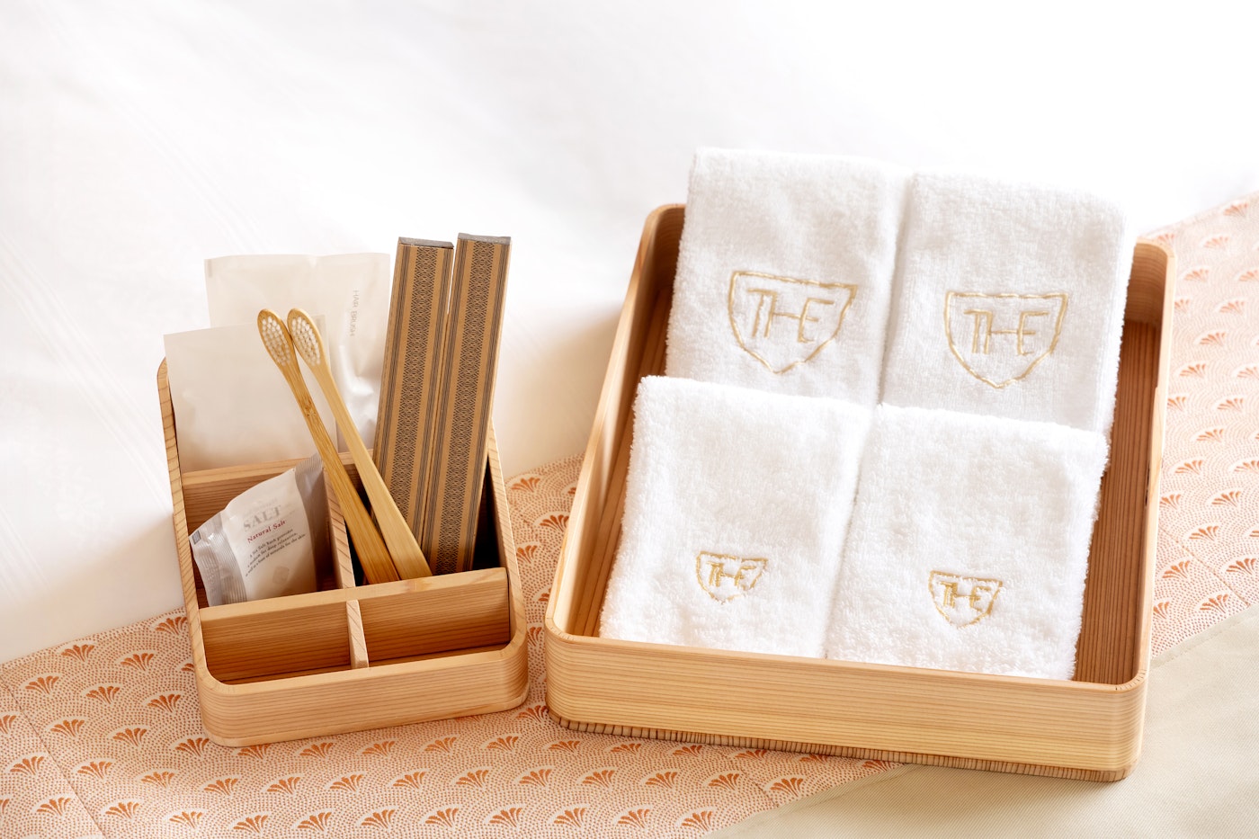 「博多曲物」のアメニティボックス