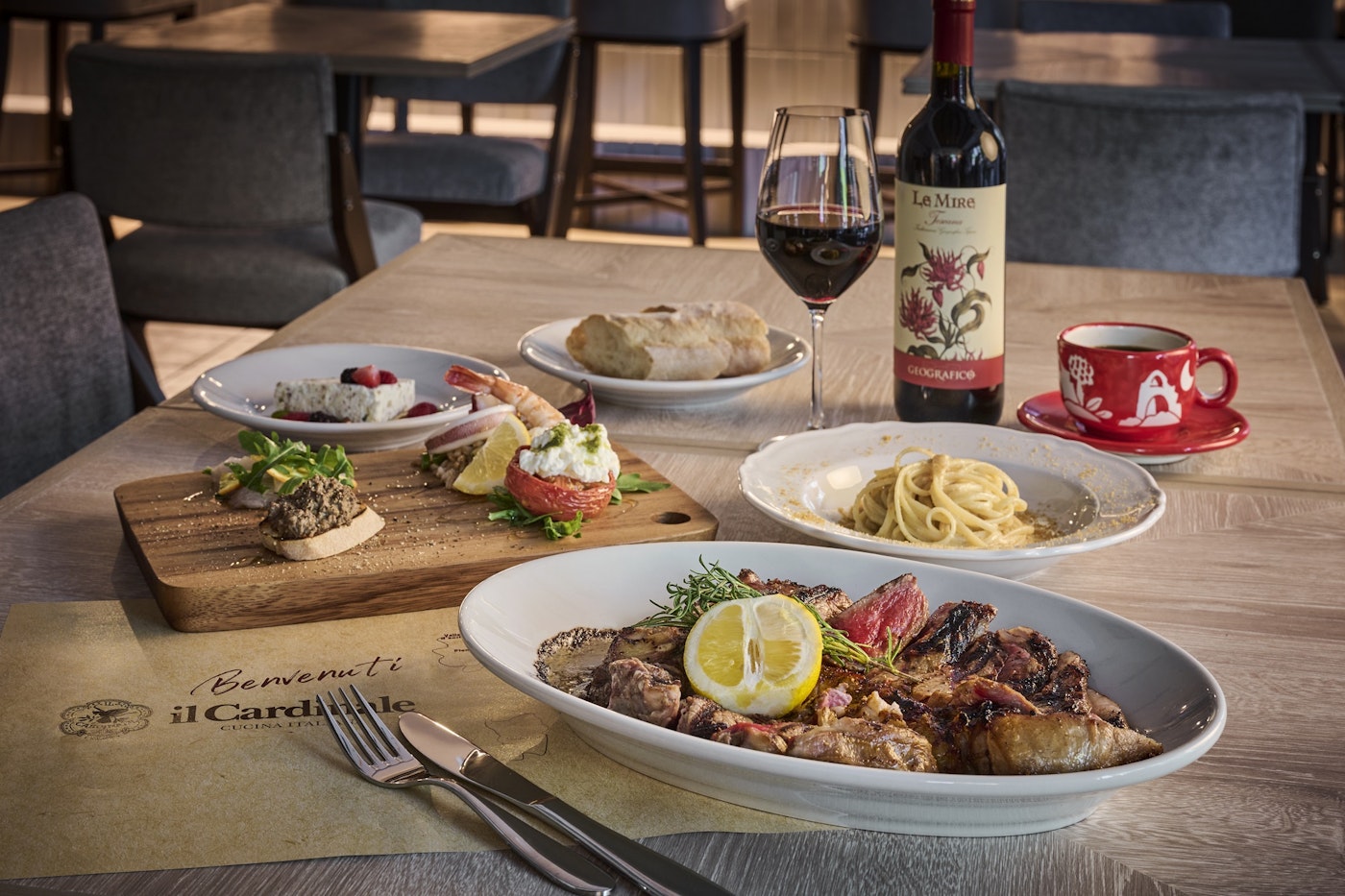 1F「il Cardinale Ginza Corridor Cucina Italiana」フィレンツェ名物 Tボーンステーキ「ビステッカ アッラ フィオレンティーナ」が 楽しめるディナーコース