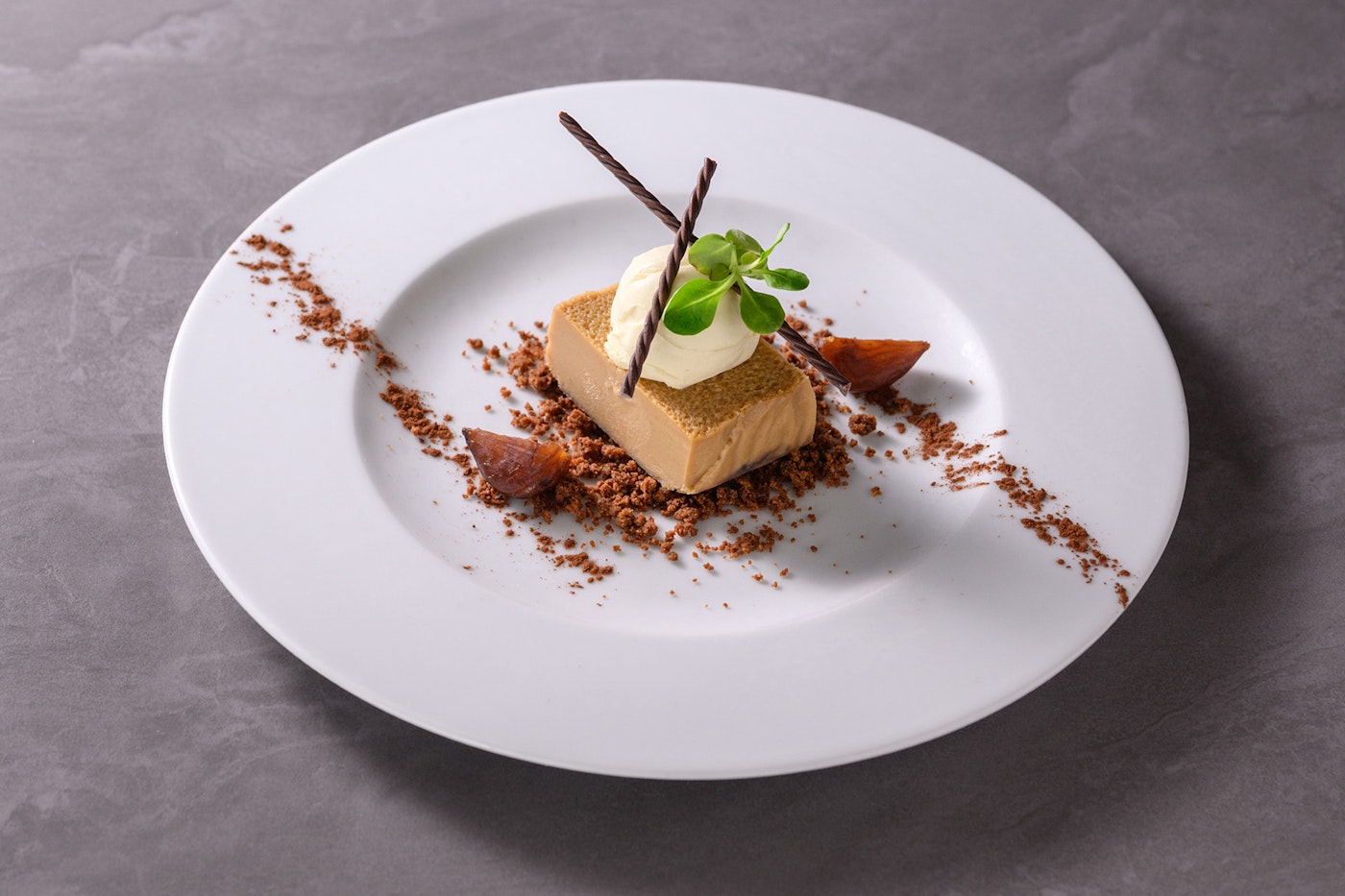 ロイヤルミルクティーとホワイトチョコのテリーヌ