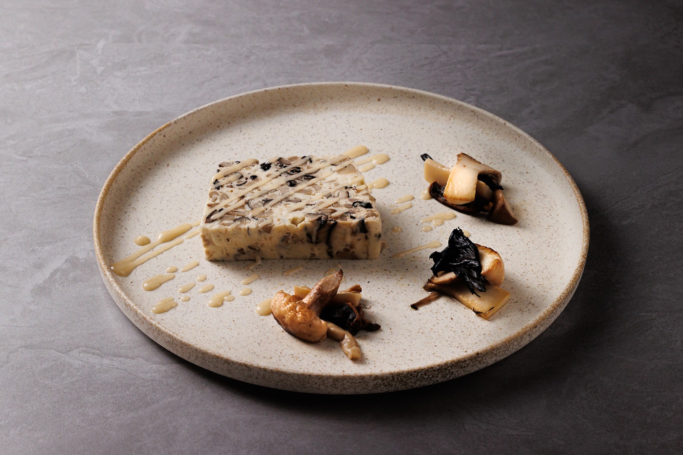 (Appetizer) Scallop and mushroom terrine