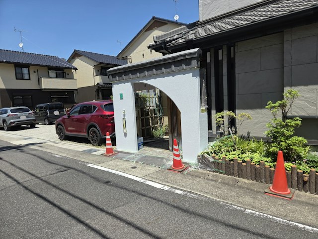 外部玄関施工後