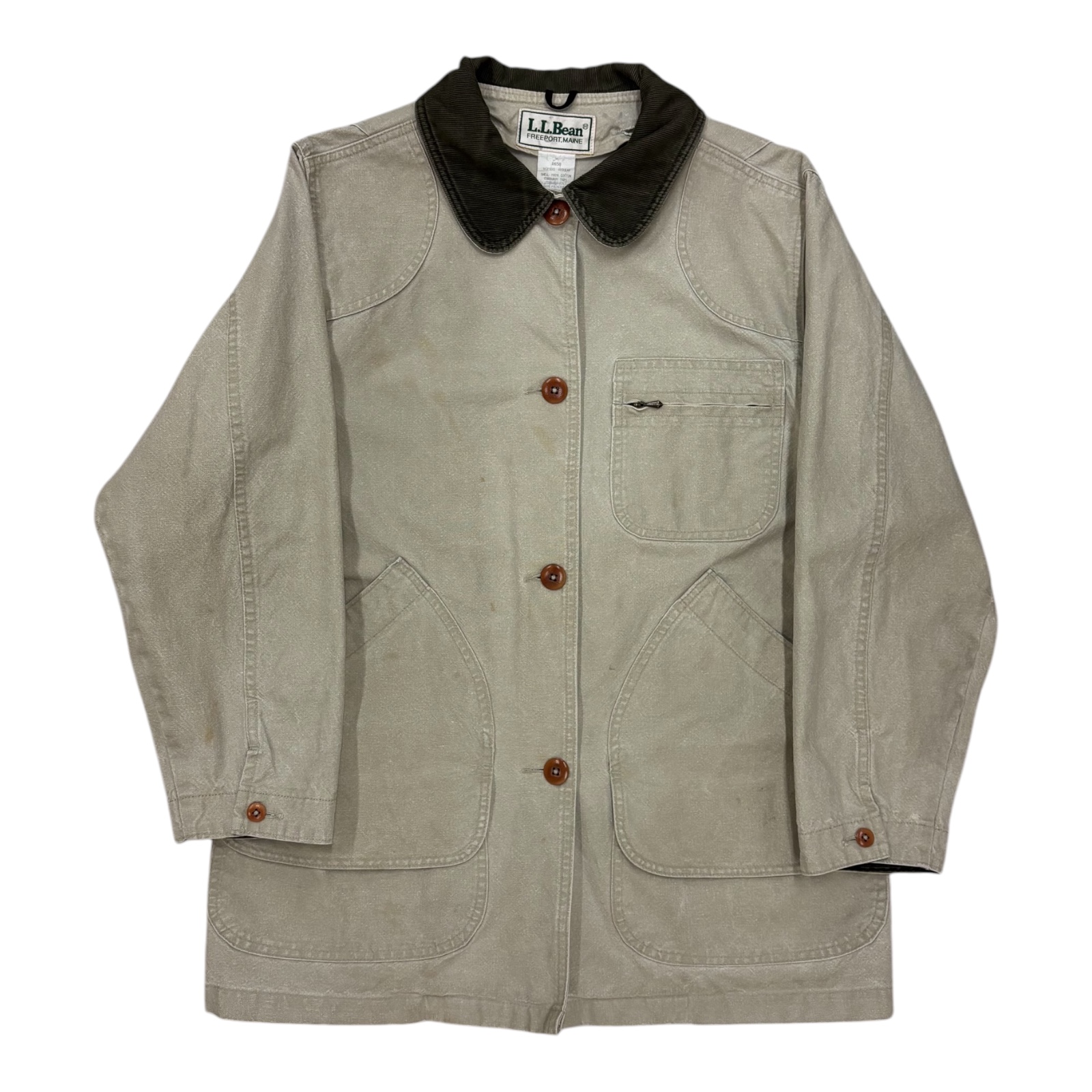90s LL Bean カバーオール アメリカ製 レディース 古着 90s LL Bean 名作 ダック ハンティング