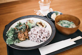 青谷ようこそ館ランチ