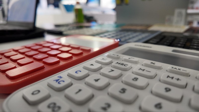 カシオの電卓拡大