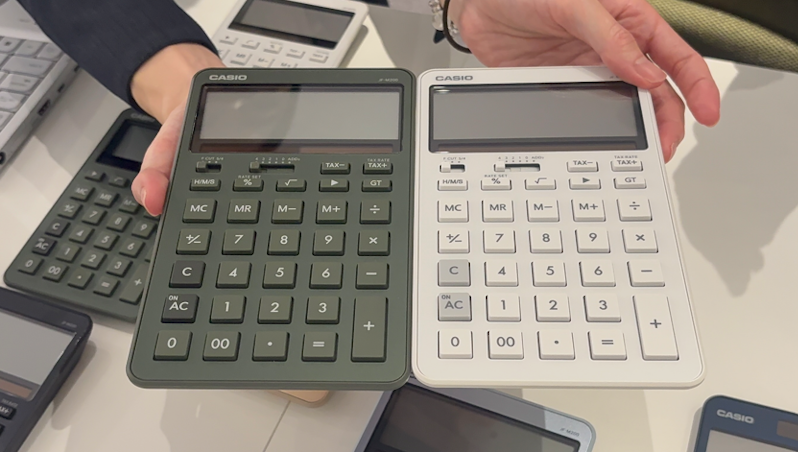 カシオの電卓拡大