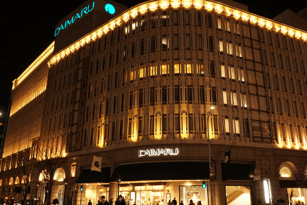 夜の大丸神戸店