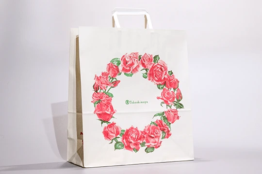 高島屋, 一般用, 旧デザイン, 1980年から2007年にかけて使用された高岡徳太郎による輪バラのデザイン