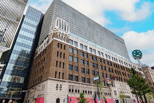 大丸心斎橋店 大丸の旗艦店。大丸では西日本の店舗を「～みせ」という言い方で呼ぶ