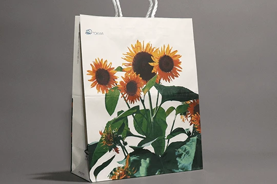 トキハ, 一般用（ひまわり）Mサイズ ひまわりの写真を用いた一般用紙袋（ひまわり） 大分のシンボルになった著名な紙袋